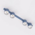 Lampa sufitowa NANO 4 DUSTY BLUE – błękitna, 4 × GU10 AR111