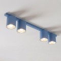 Lampa sufitowa NANO 4 DUSTY BLUE – błękitna, 4 × GU10 AR111