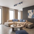Lampa sufitowa NANO 4 DUSTY BLUE – błękitna, 4 × GU10 AR111