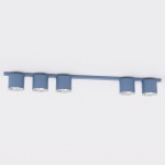 Lampa sufitowa NANO 5 DUSTY BLUE – błękitna, 5 × GU10 AR111