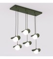 Lampa wisząca RITUAL 6 OLIVE GREEN