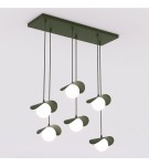 Lampa wisząca RITUAL 6 OLIVE GREEN