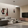 Lampa wisząca GAUDI 1 BLACK BURGUNDY – geometria z bordowym akcentem