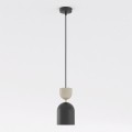 Lampa wisząca GAUDI 1 BLACK MOKKA – geometryczna forma w dwóch kolorach