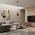 Lampa wisząca GAUDI 1 BLACK ORANGE – geometryczna forma, pomarańczowy