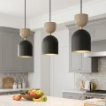 Lampa wisząca GAUDI 3 BLACK MOKKA – geometryczna forma, beżowy