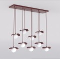 Lampa wisząca FLORA 9 BURGUNDY– kompozycja inspirowana naturą