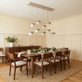 Lampa wisząca FLORA 9 MOKKA – dekoracyjna kompozycja szklanych kloszy