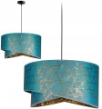 Lampa wisząca abażurowa 1×E27 czarna lub biała – polska produkcja