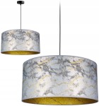 Lampa wisząca abażurowa 1×E27 czarna lub biała – polska produkcja