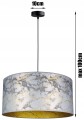 Lampa wisząca abażurowa 1×E27 czarna lub biała – polska produkcja