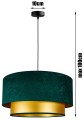 Lampa wisząca abażurowa 1×E27 ABAŻUR – polska produkcja