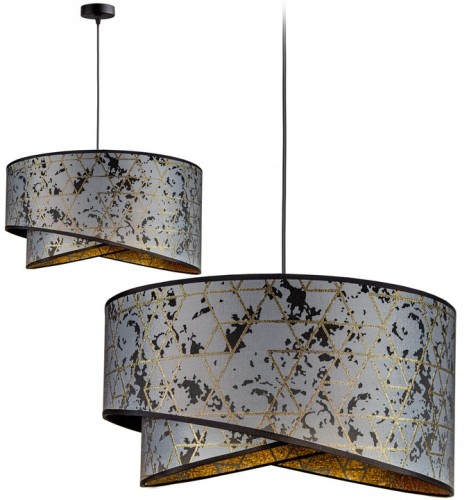 Lampa wisząca abażurowa 1×E27 ABAŻUR – polska produkcja