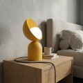 Lampa stołowa BOTO LN1 ORANGE – pomarańczowy akcent ze szklanym kloszem