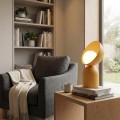 Lampa stołowa BOTO LN1 ORANGE – pomarańczowy akcent ze szklanym kloszem