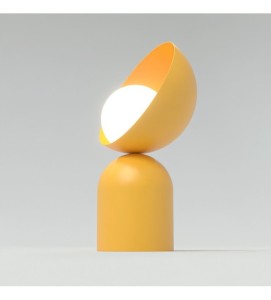 Lampa stołowa BOTO LN1 ORANGE – pomarańczowy akcent ze szklanym kloszem