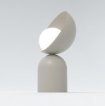 Lampa stołowa BOTO LN1 MOKKA – ciepły kolor i szklany klosz