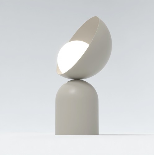 Lampa stołowa BOTO LN1 MOKKA – ciepły kolor i szklany klosz