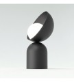 Lampa stołowa BOTO LN1 BLACK – czarna konstrukcja i szklany klosz