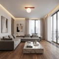 Plafon sufitowy FIT 1 BURGUNDY OPAL – bordowy akcent i opalowe szkło