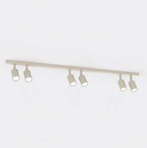 Lampa sufitowa FLASH 6 MOKKA – prosta forma, sześć punktów światła