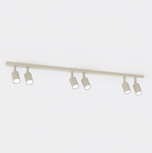 Lampa sufitowa FLASH 6 MOKKA – prosta forma, sześć punktów światła