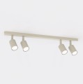 Lampa sufitowa FLASH 4 MOKKA – minimalistyczna forma w ciepłym kolorze