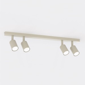 Lampa sufitowa FLASH 4 MOKKA – minimalistyczna forma w ciepłym kolorze