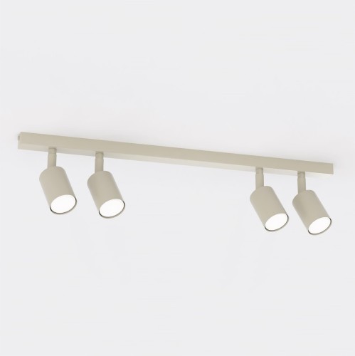 Lampa sufitowa FLASH 4 MOKKA – minimalistyczna forma w ciepłym kolorze