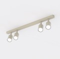 Lampa sufitowa FLASH 4 MOKKA – minimalistyczna forma w ciepłym kolorze