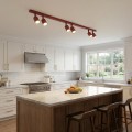 Lampa sufitowa FLASH 6 BURGUNDY – minimalistyczna forma w kolorze bordo