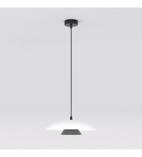 Lampa wisząca BABEL 1 WHITE BL – kaskadowy klosz nad stół lub wyspę
