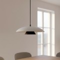 Lampa wisząca BABEL 1 WHITE BL – kaskadowy klosz nad stół lub wyspę