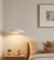 Lampa wisząca BABEL 1 WHITE – biały klosz o kaskadowej formie