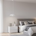 Lampa wisząca BABEL 1 WHITE – biały klosz o kaskadowej formie
