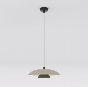 Lampa wisząca BABEL 1 MOKKA BL – kaskadowy klosz w kolorze mokka