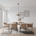 Lampa wisząca BABEL 1 MOKKA BL – kaskadowy klosz w kolorze mokka