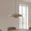 Lampa wisząca BABEL 1 MOKKA – kaskadowy klosz nad stół lub wyspę