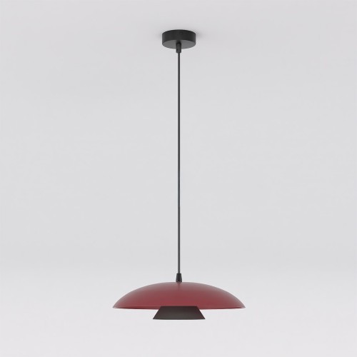 Lampa wisząca BABEL 1 BURGUNDY BL – kaskadowy klosz w kolorze burgundowym