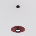 Lampa wisząca BABEL 1 BURGUNDY BL – kaskadowy klosz w kolorze burgundowym