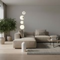 Lampa podłogowa ETNO LP4 WHITE – cztery punkty światła w smukłej formie