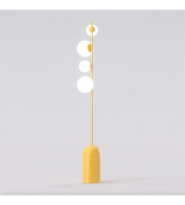 Lampa podłogowa ETNO LP4 ORANGE – cztery punkty światła