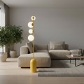 Lampa podłogowa ETNO LP4 ORANGE – cztery punkty światła