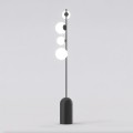 Lampa podłogowa ETNO LP4 BLACK – smukła forma i cztery punkty światła