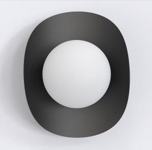 Kinkiet FIERO M K1 BLACK – minimalistyczna forma na ścianę
