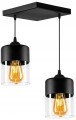 Lampa plafon wiszący Szklane klosze RETRO LED #969 