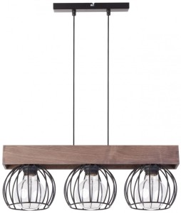 MILAN 3 lampa wisząca BRĄZOWY