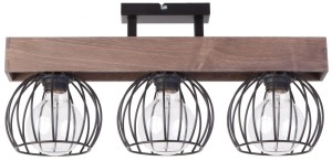 MILAN 3 plafon BRĄZ