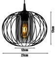 Lampa wisząca LOFT #1078 LAMPA DRUCIANA 