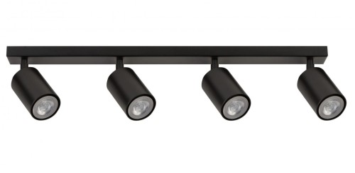 Reflektory ZOOM 4 czarny plafon/spot